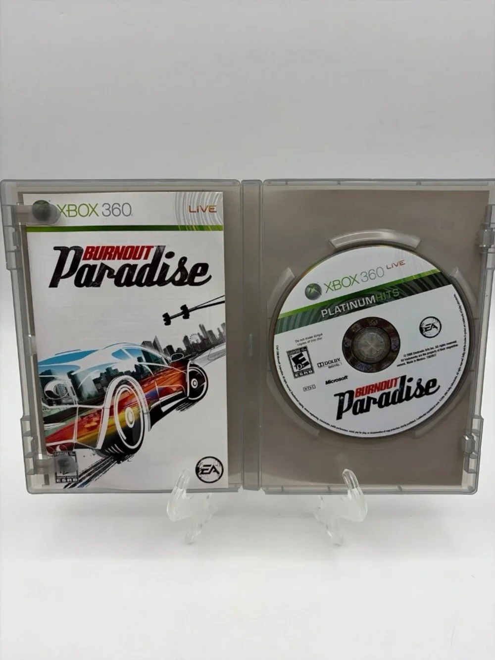 Burnout Paradise Microsoft Xbox 360, 2008 EA - Complete with Manual CIB Tested